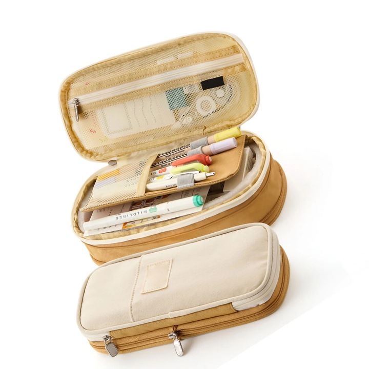 Молив голям капацитет, макарон, канаваца, многоцветен, 20х7см