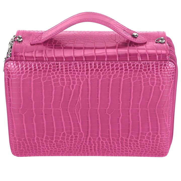 5-слоен моливник с цип, голям капацитет, 252 слота, 20.5x27.5x10cm, многоцветен