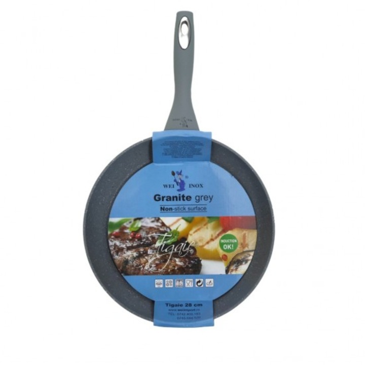 Тиган, алуминий с тефлоново покритие, 47x28 см