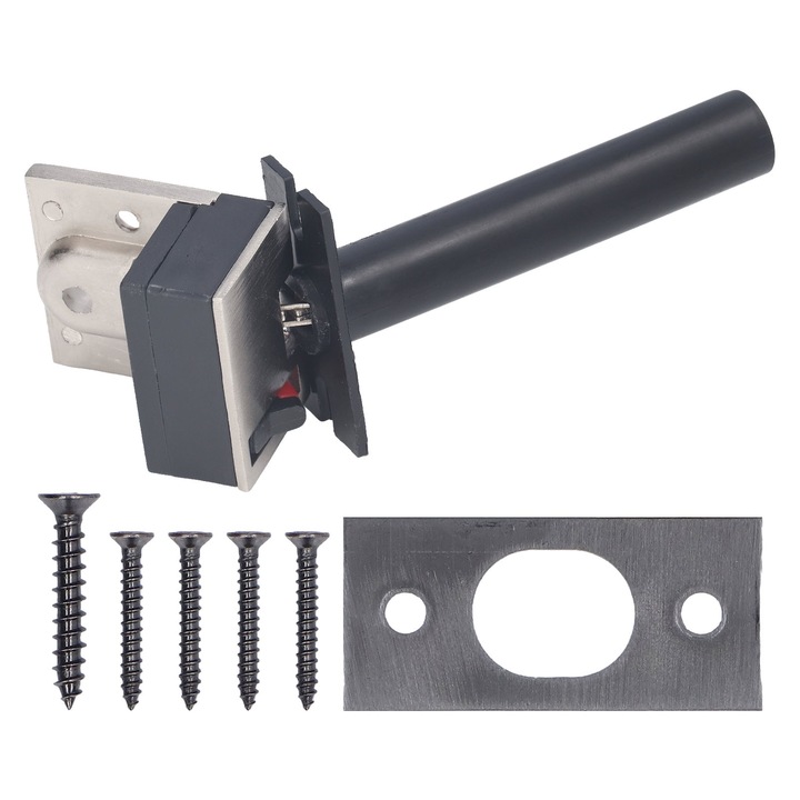 Catarama antifurt ascunsa din aliaj de zinc, incuietoare pentru usa, catarama cu lant pentru uz casnic si hotelier, nichel sablat