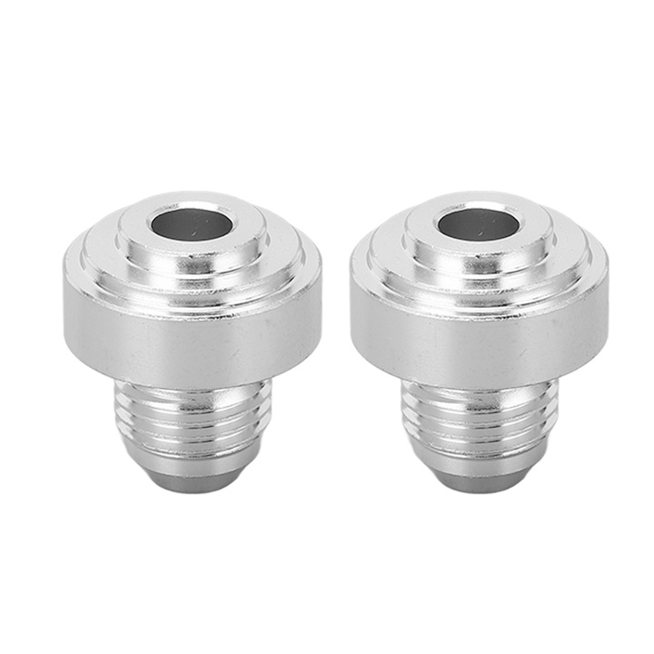 2 db csőösszekötő készlet, Enforose, alumíniumötvözet, 1/2 hüvelyk, ezüst