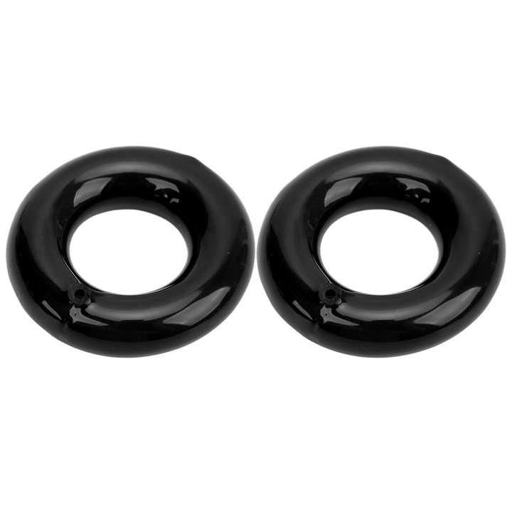 2 db golf súlygyűrű készlet, Enforose, gumi és vas anyag, átmérő 6.5cm, sport edzés