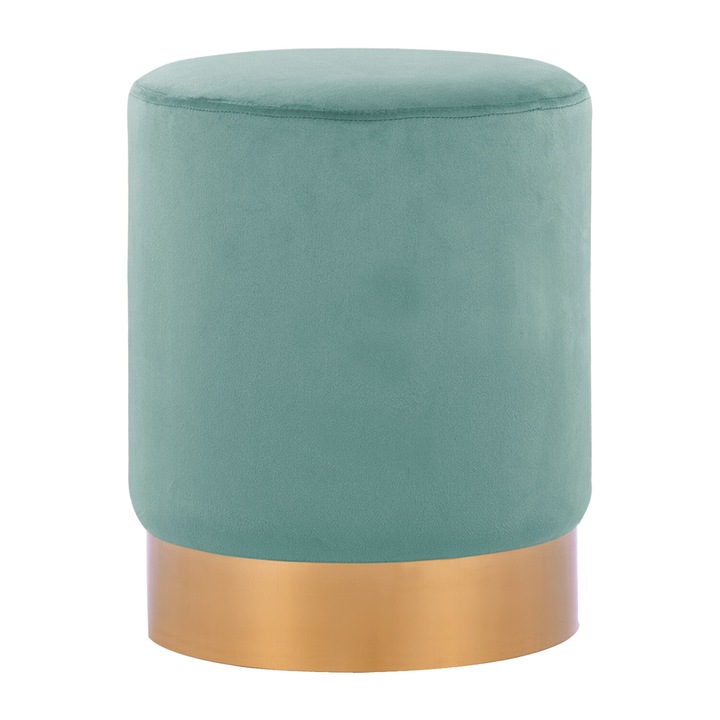 Levy zsámoly, pisztácia zöld/arany árnyalatú, 35x43 cm