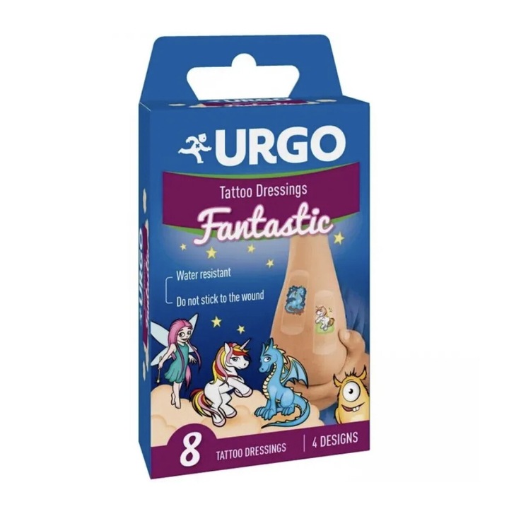 Urgo Fantastic Tatoo plasturi copii 8 bucati