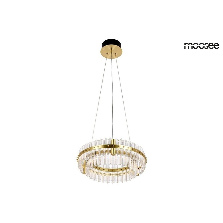 Полилей Saturnus, LED 30W, 2400lm, златист, 180x47x47см