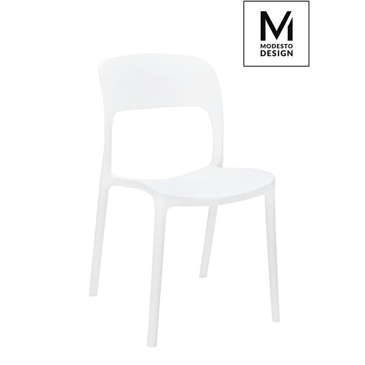 Modesto Design szék, ZING modell, fehér, polipropilén, 83,5x41x54,5 cm