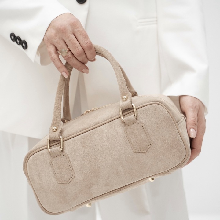 Geanta piele de Moranti, 1 compartiment, stil casual