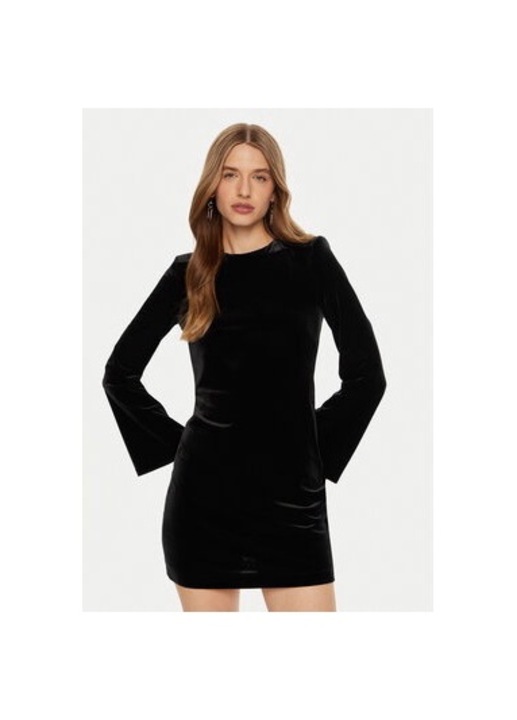 Női ruha, levennivaló kód, 304554001, Poliészter, 46379, Fekete