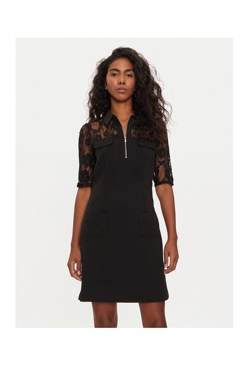 Rochie dama, Morgan, 242-RPIKOU, Sintetic, 38486, Negru, 34