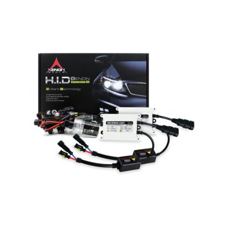 Kit Xenon 55W 9-16V Slim 5000k H4