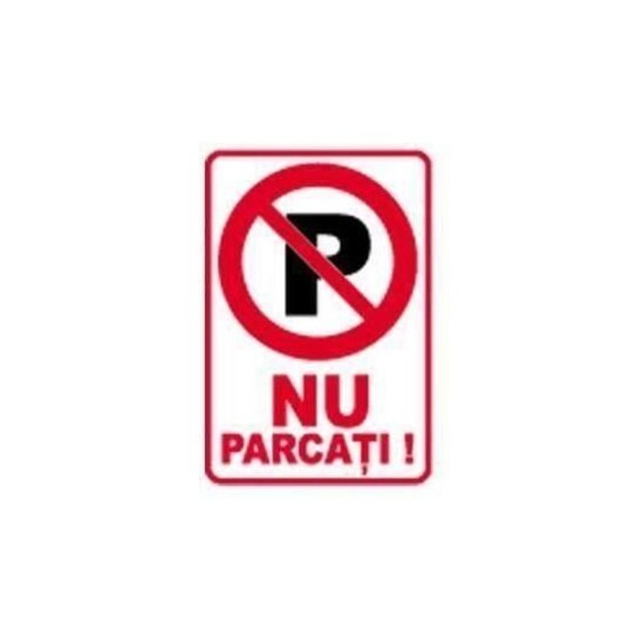 Indicator Nu parcati, 20cmx30cm, PVC