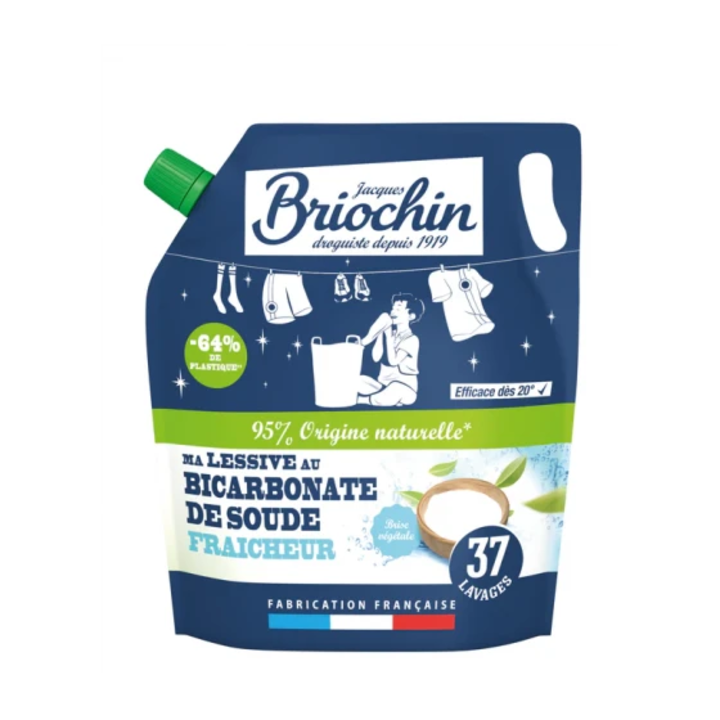Rezerva detergent rufe cu bicarbonat de sodiu Briochin, 1.7 l