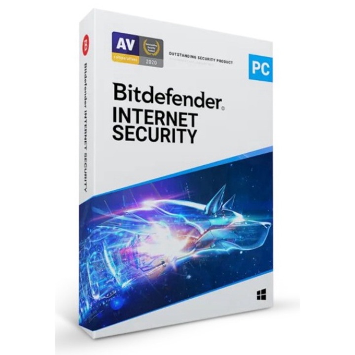 Bitdefender Internet Security - 10 utilizatori, 1 an -- cont nou creat