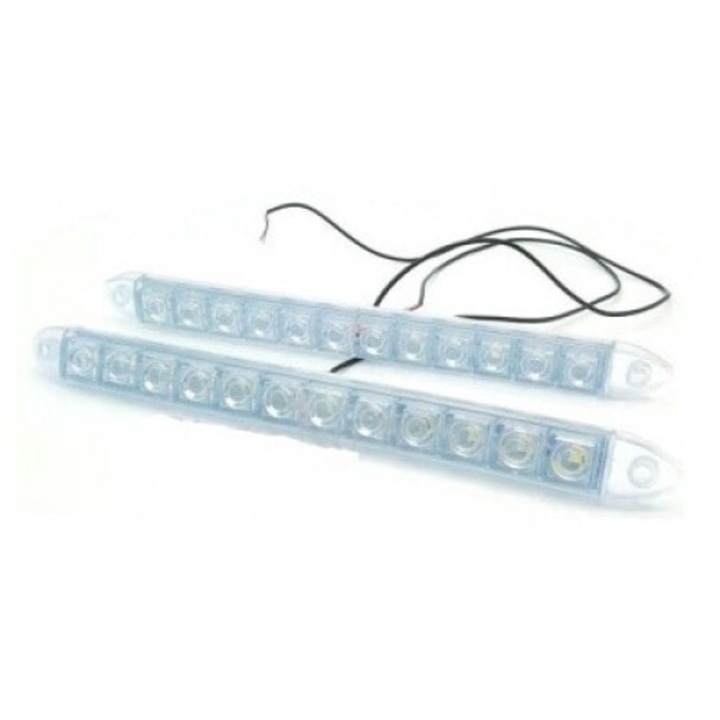 Гъвкави DRL дневни светлини 12 led*0.5W