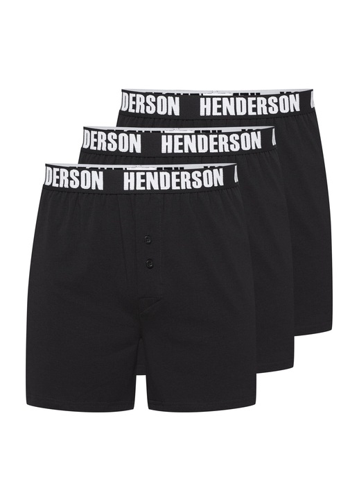 Boxeri (crac mai lung) Onside Henderson set de 3 perechi negru, Negru