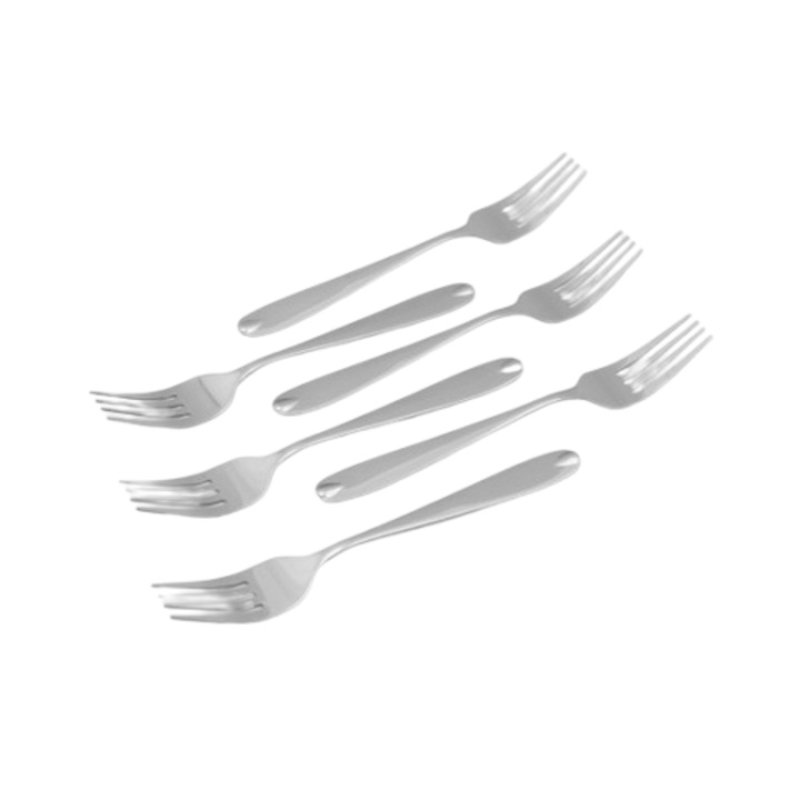 Комплект от 6 метални вилици 21х3 см