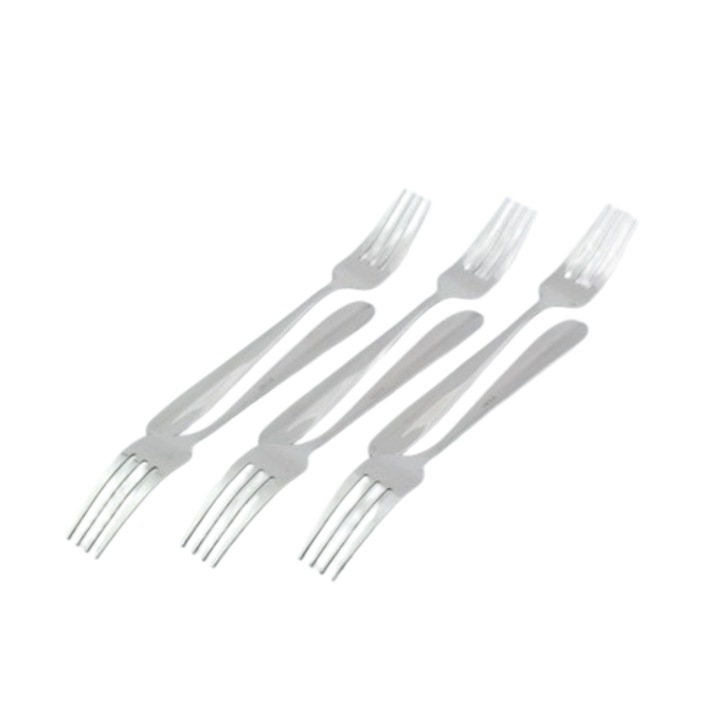 Комплект от 6 метални вилици 20х2,5 см