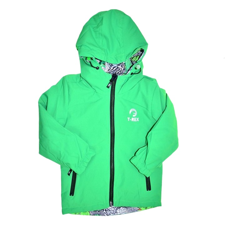 Geaca cu doua fete pentru baieti Happy House HB-9053, Verde 117079