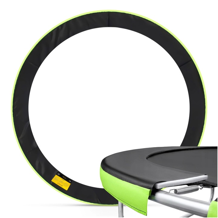 16FT, 4FIZJO, zöld, rugós hab trambulin huzat