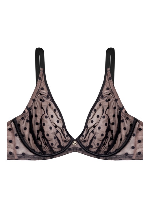 Sutien clasic moale Esotiq Izzie Negru, Negru