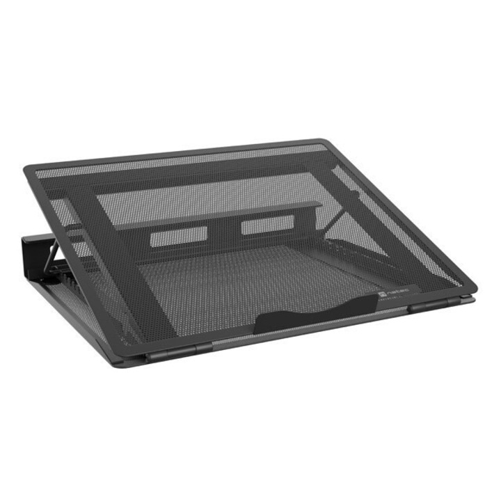 Suport laptop, NATEC, NPL-2271, 43,9 cm (17.3"), negru, reglabil, 8 inaltimi