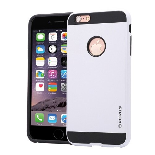 Husa protectie VERUS Brushed iPhone 6 Plus si iPhone 6S Plus, Alb