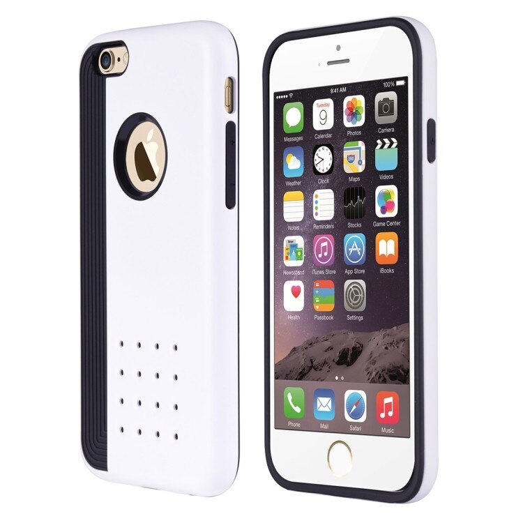 Husa protectie DUAL-LAYER ARMOR pentru iPhone 6 si 6S, Alb