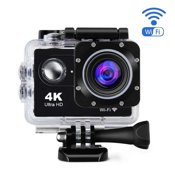 Camera Video Sport 4K@30FPS, 1080p@60FPS, 720p@120FPS, Wi-Fi, 16MP, Modul AUTO