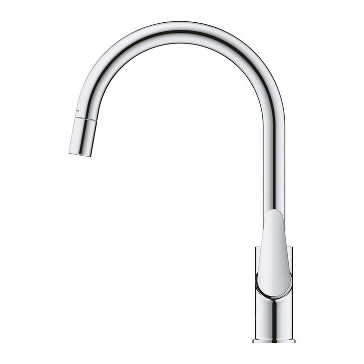 Смесител за баня Grohe BauCurve 30547000, висок, тип C, душ, хром