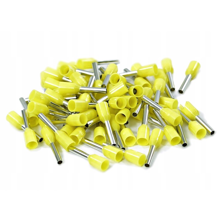 Conector ADELID, 1,0mm2, 8mm, galben, set 100 buc.