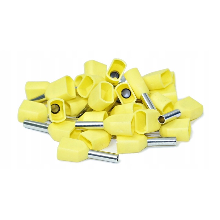 Conector ADELID, 1,00 mm2, 8mm, galben, set 100 buc.