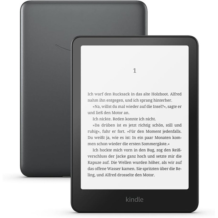 Четец на електронни книги Kindle Paperwhite Signature Edition, 32 GB, Wi-Fi, черен, 7"