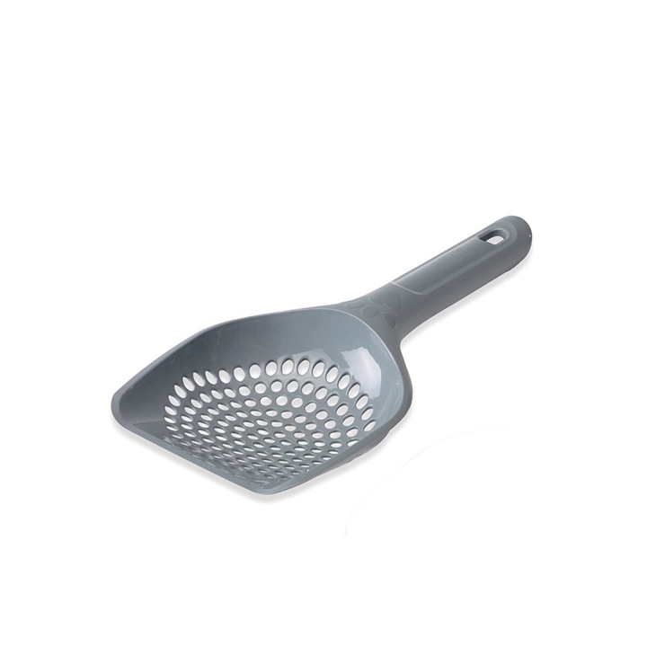 Lopata pentru litiera, Savic, plastic, gri, 115x225x45mm
