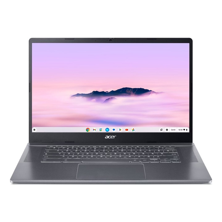 Лаптоп Acer Chromebook CB515-2H-55JL, 15,6" FHD, WiFi6, Intel® Core™ i5-1235U, 8 GB RAM, 512 GB SSD, сив