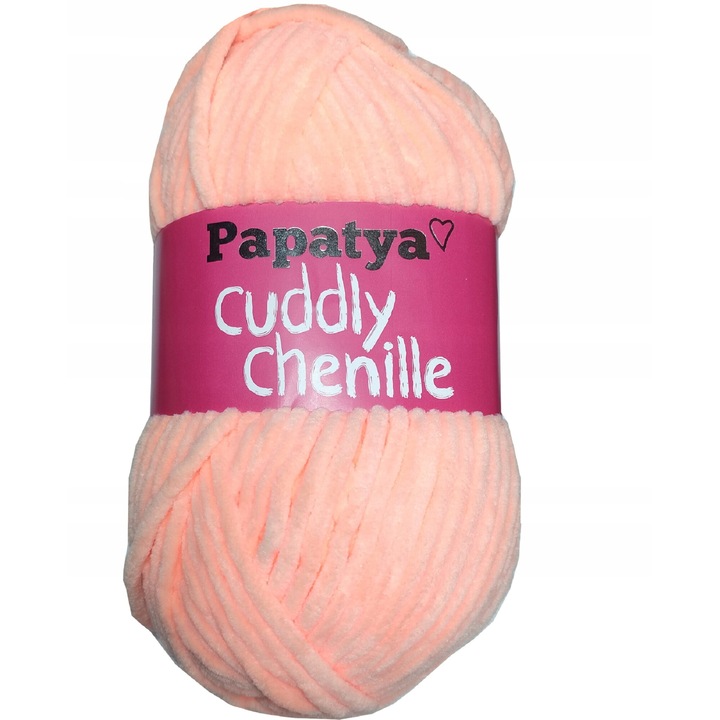 Papatya Cuddly Chenille fonal, 100g, 120m, multicolor, 4-4,5mm
