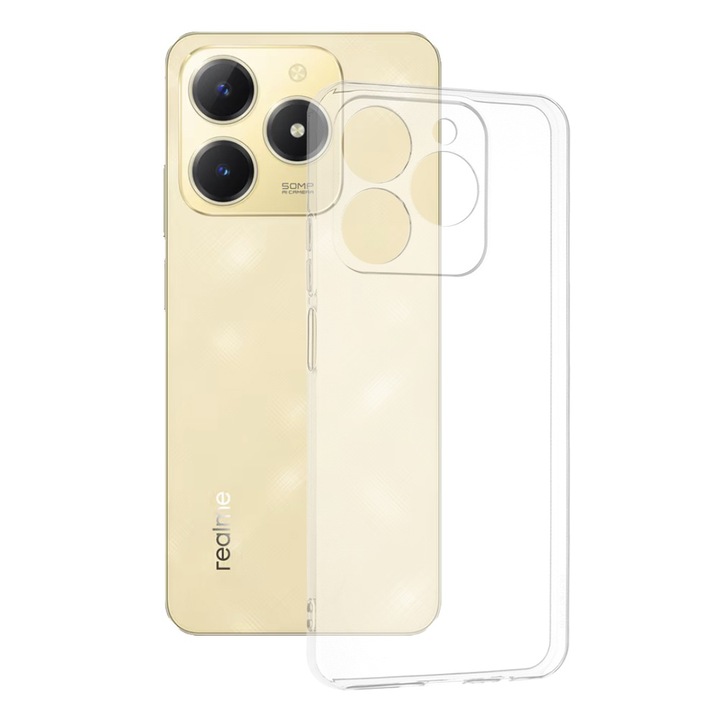 Husa pentru Realme C61 - Techsuit Clear Silicone - Transparent