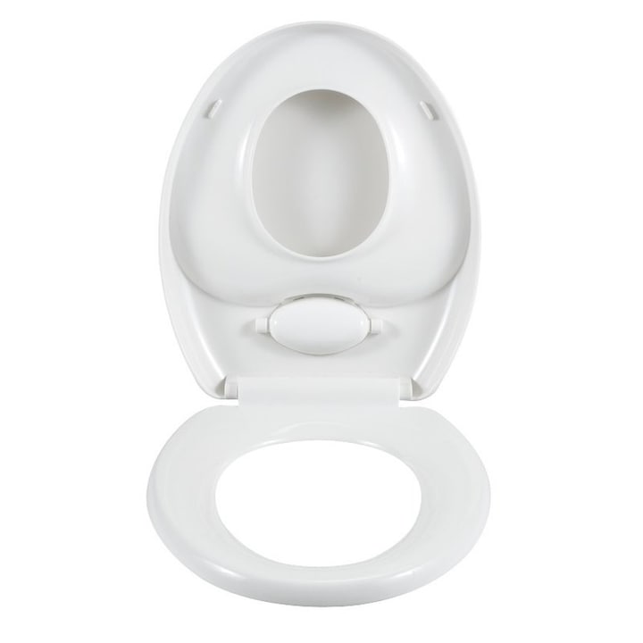 Timeless Tools 2 az 1-ben WC ülőke szűkítővel, műanyag, Fehér színű