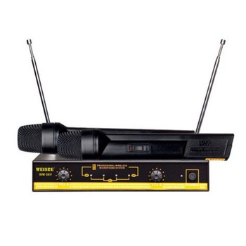 Microfoane wireless Weisre WM-06V, 2 microfoane, iSkew Microfoane wireless Weisre WM-06V, 2 microfoane, iSkew