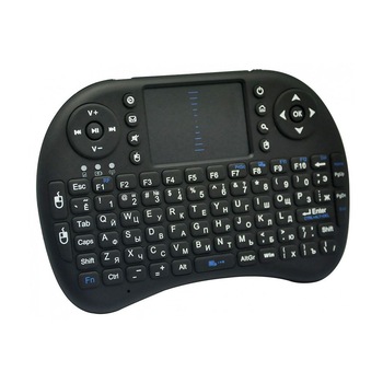 Mini Tastatura, Wireless keyboard cu mouse touchpad, Neagra Mini Tastatura, Wireless keyboard cu mouse touchpad, Neagra