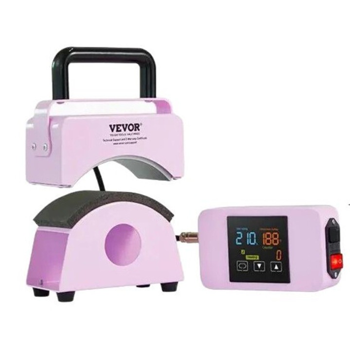 Преносима термопреса, лилава, 30x20x15см