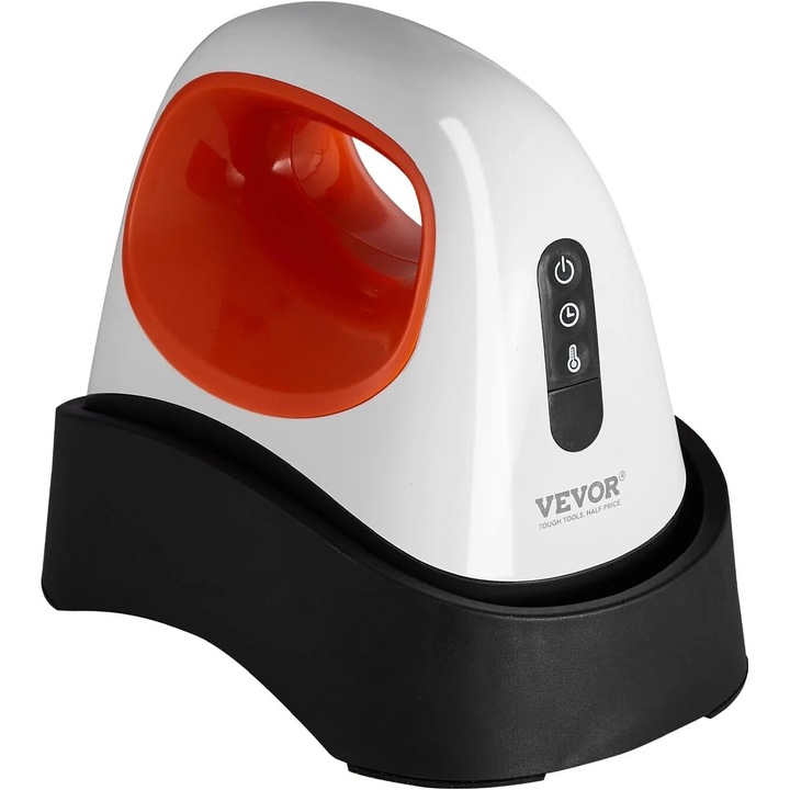 Термопреса за шапки 3 температурни степени бяла 15.5х9см пълен комплект