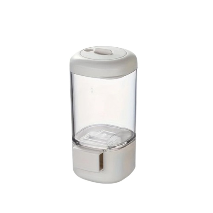 Cutie dozatoare condimente, tip presare, design rotativ, rezistent la umiditate, multicolor, 500ml