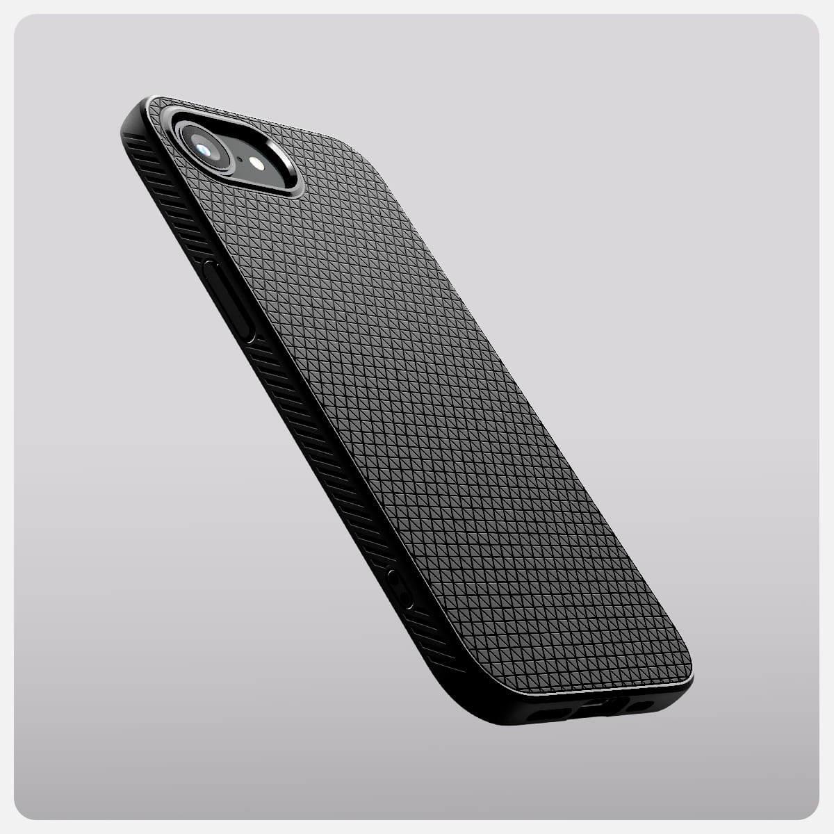 Husa telefon, Spigen, Pentru iPhone 16e, Negru, Liquid Air, Plastic