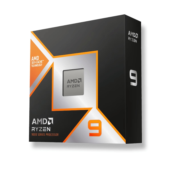 Процесор AMD RYZEN 9 9900X3D, 12-Core, 4.4 GHz, 128MB, 120W, AM5, BOX, No Cooler 100-100001368WOF