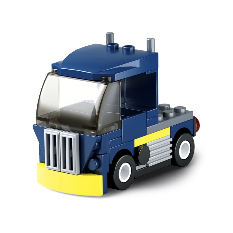 Set de constructie Sluban, Mini cap de tractor