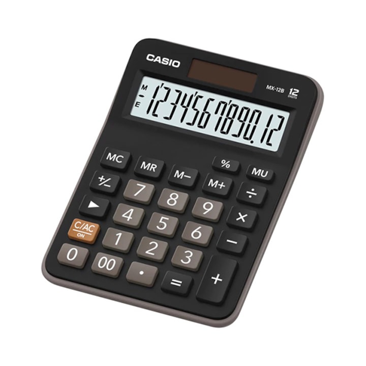Настолен калкулатор, Casio, LCD екран, черен