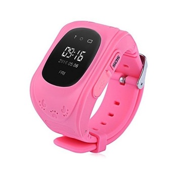 Ceas Telefon Smartwatch GPS monitorizare copii MediaTek Q50, Model 2019, Roz Ceas Telefon Smartwatch GPS monitorizare copii MediaTek Q50, Model 2019, Roz