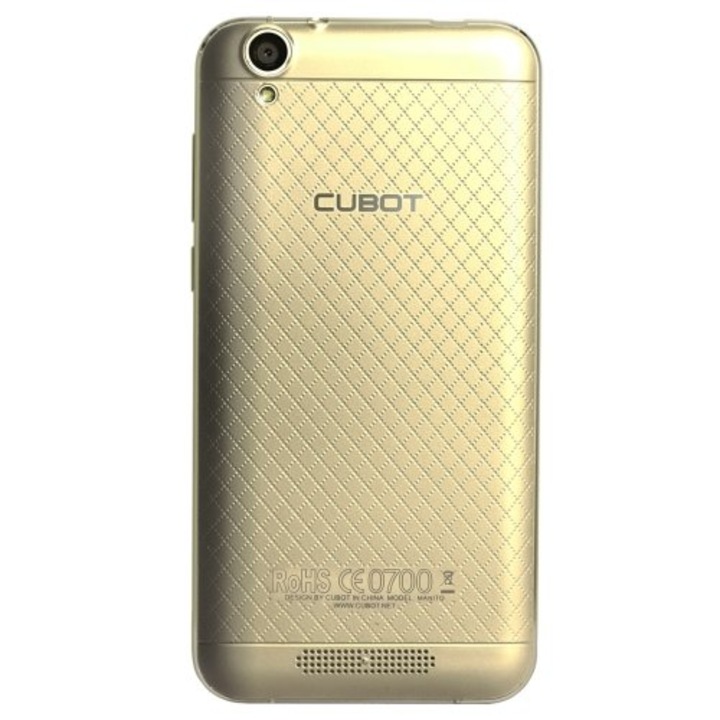 Telefon mobil Cubot Manito, Dual SIM, 16GB, 4G, Gold