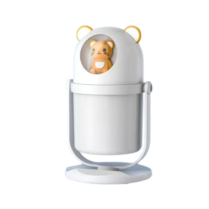 Aranyos párásító, nagy kapacitású, USB, csendes éjszakai fény, kis méret