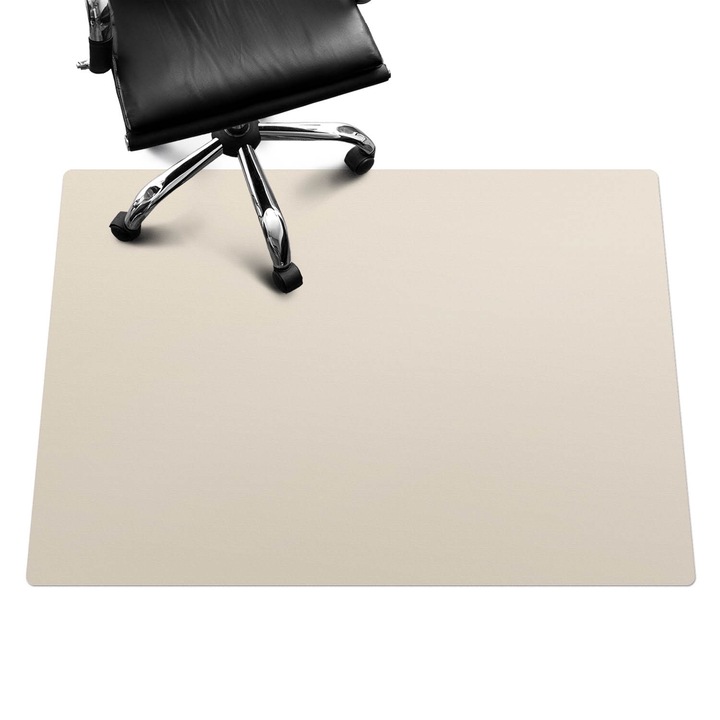 Szék alátét szőnyeg, Wallfluent, Bézs, 140x100 cm, 0102503100301ccebe0cc